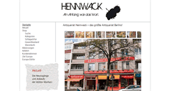 Desktop Screenshot of hennwack-berlin.de